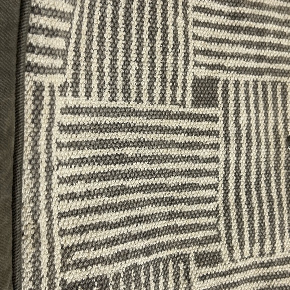 Myra Bag Upcycled Gray and Brown Large Purse/Handbag - Picture 12 of 14